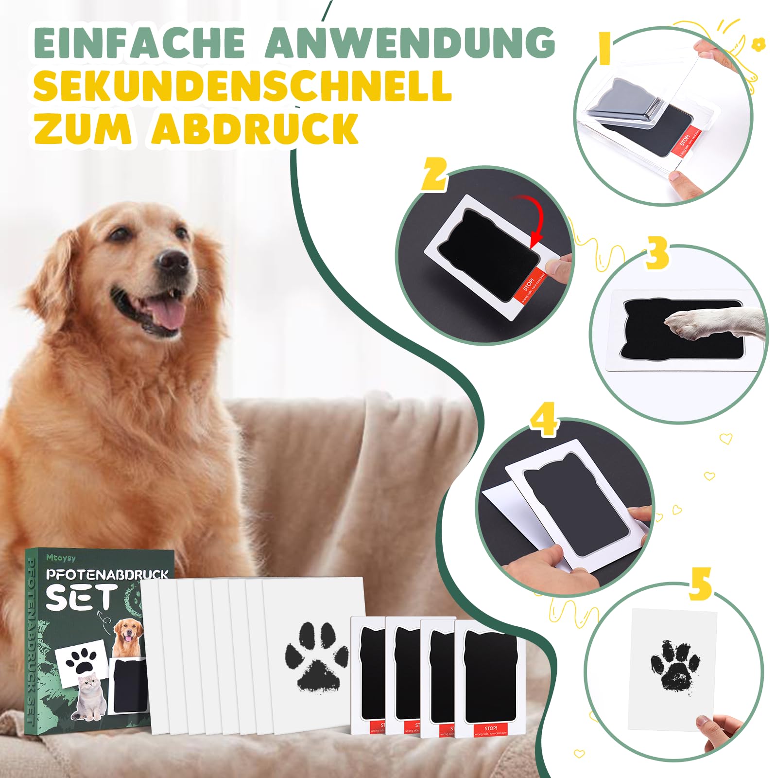 Hand / voetafdruk set - Voor baby's - Non-marking