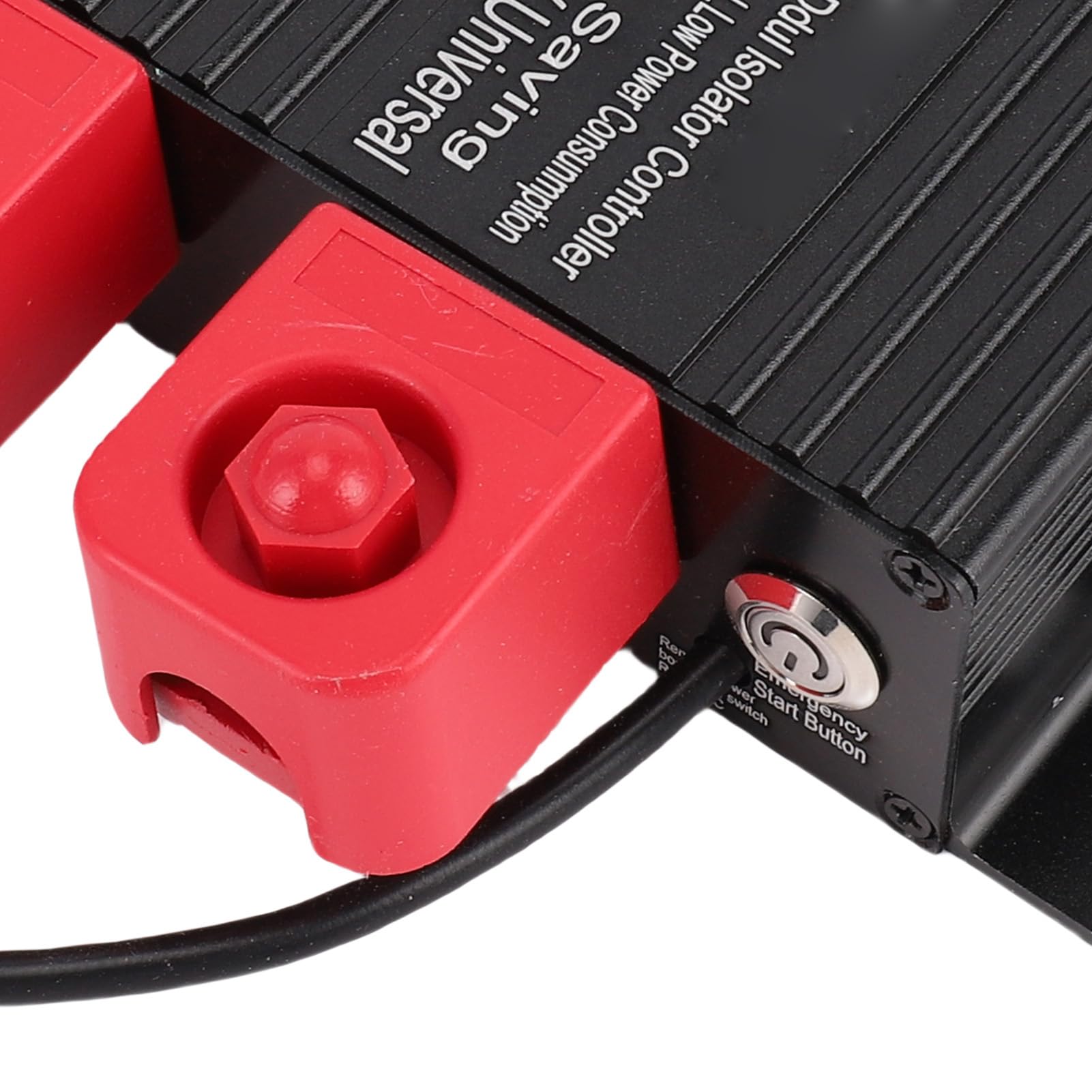 RiToEasysports Aislador Inteligente de Batería Dual, VSR Inteligente de 12 V 24 V en Aleación de Aluminio, Pantalla de Voltaje LCD, Desconexión Automática de 5 Segundos, Arranque de Emergencia, para