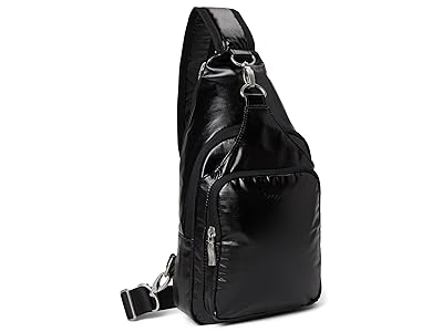 Baggallini Central Park Sling Backpack Bags Black Gloss Ripstop, Nylon
