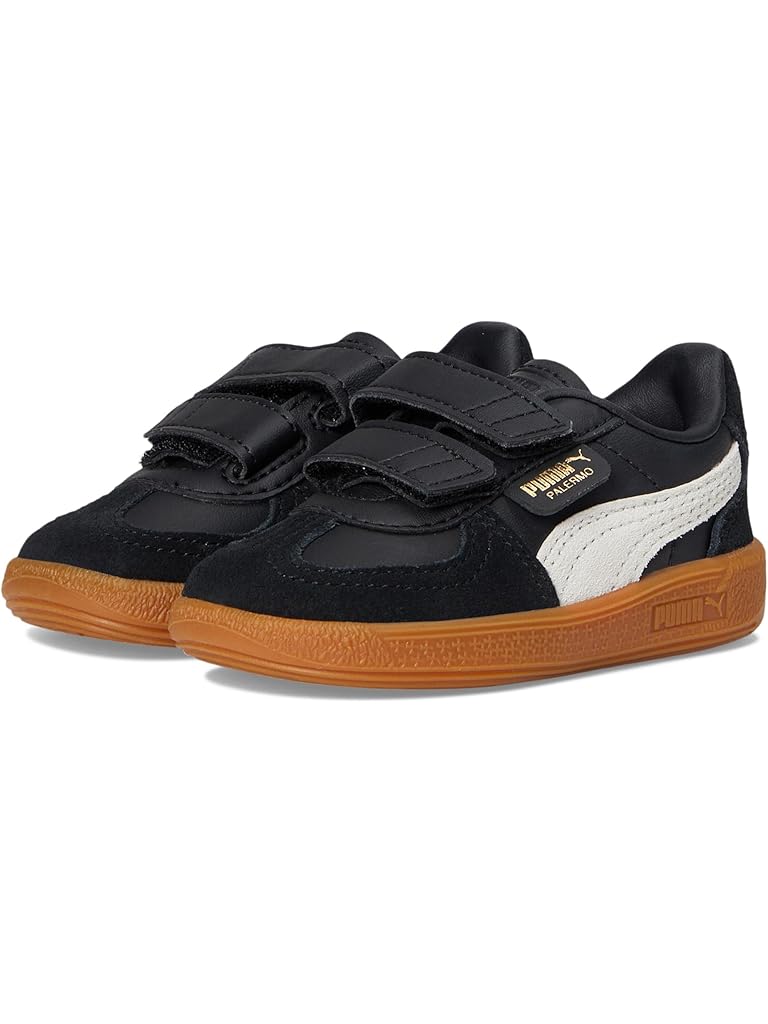 Black PUMA Palermo Hook And Loop Shoes (Toddler)