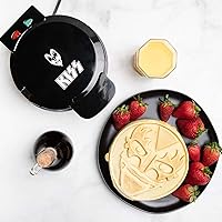 Vista 22 de Uncanny Brands Minions Kevin Fabricante de gofres - Minion icónico en tus gofres - Plancha para gofres