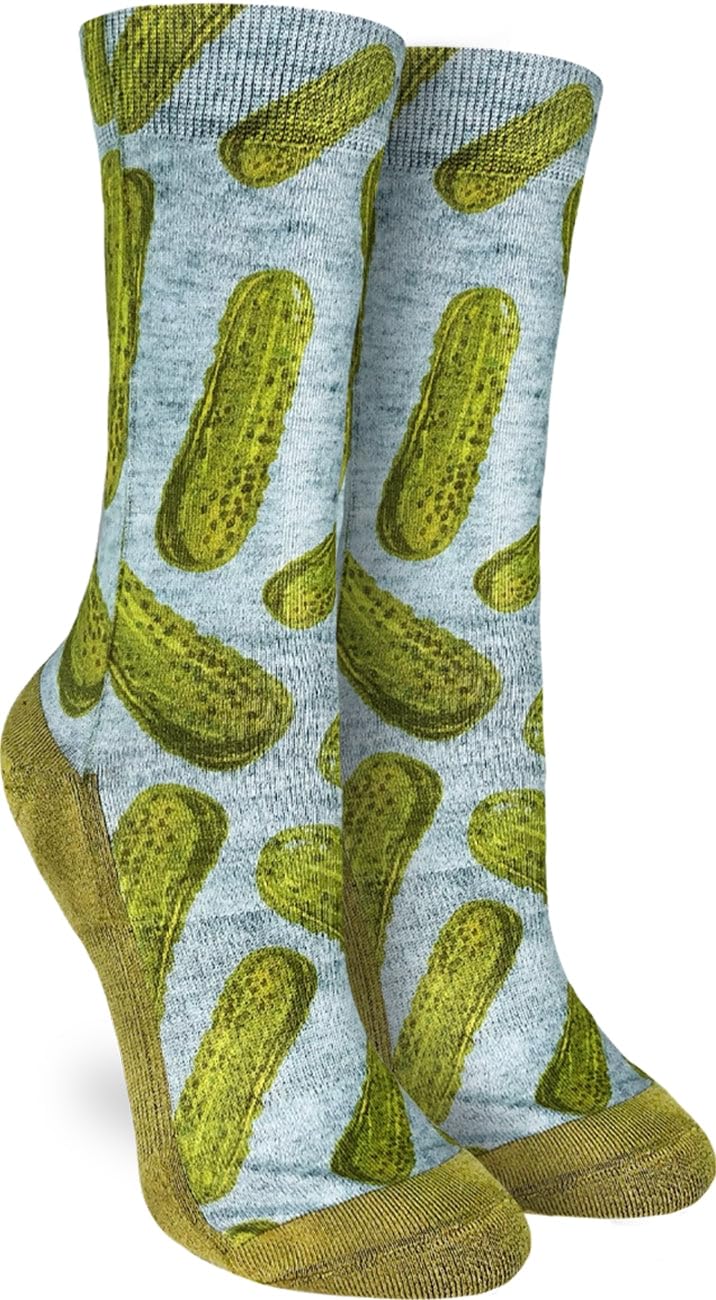 Good Luck Sock Women's Pickles Socks, Adult, Shoe Size 5-9
