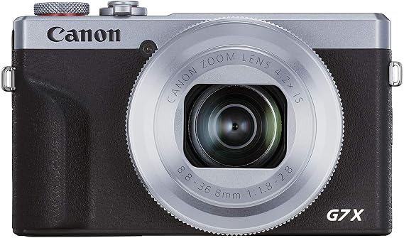 Canon PowerShot Digital Camera [G7 X Mark III] with Wi-Fi & NFC - International Version - Silver