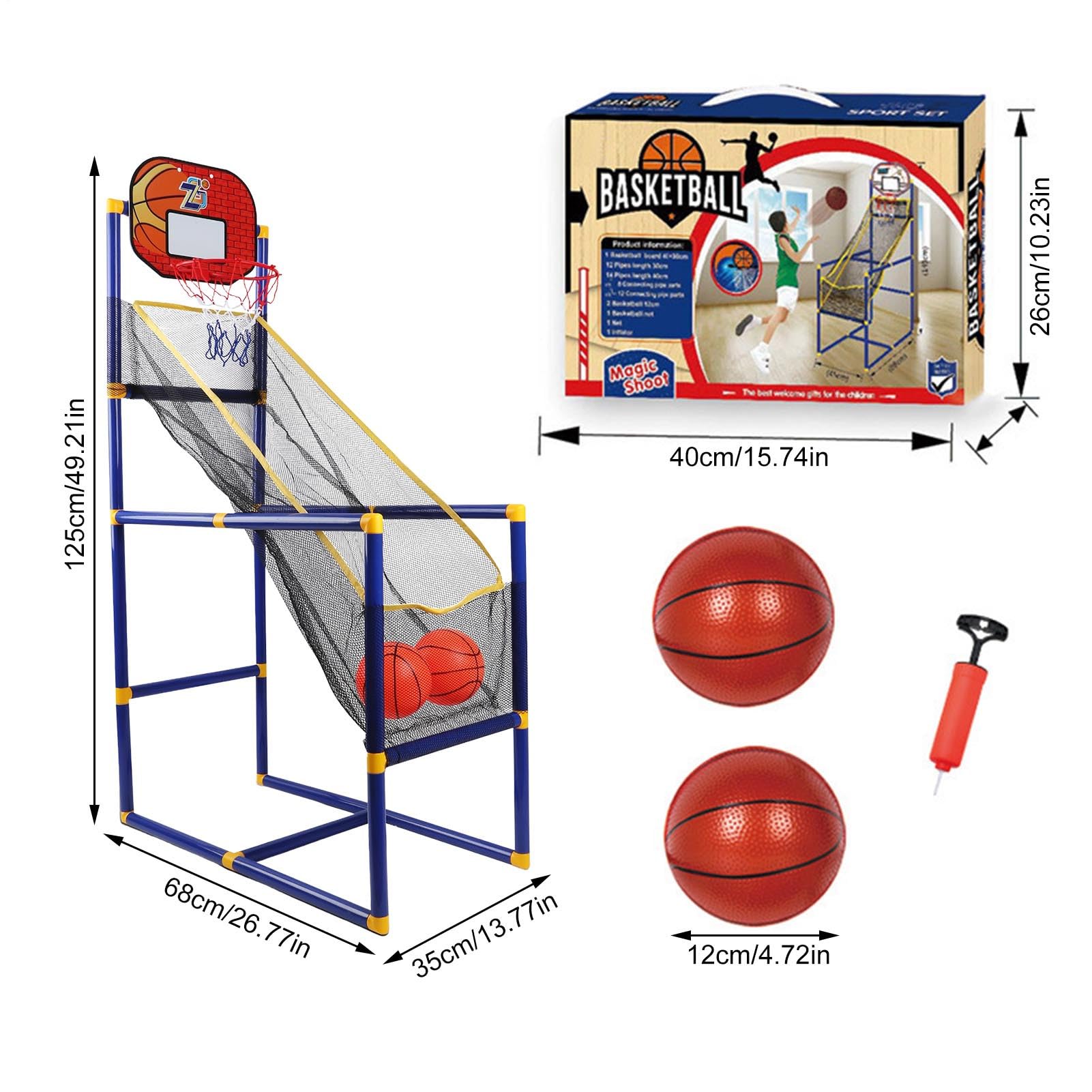 Canestro Da Basket Indoor - Porta Da Calcio Per Bambini | Home Basket
