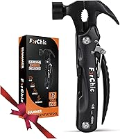 Vista 9 de Martillo Multiherramienta 12 en 1, Equipo de Camping, Herramienta de Supervivencia, Regalo de Cumpleaños y Navidad para Hombres, Regalos de Navidad