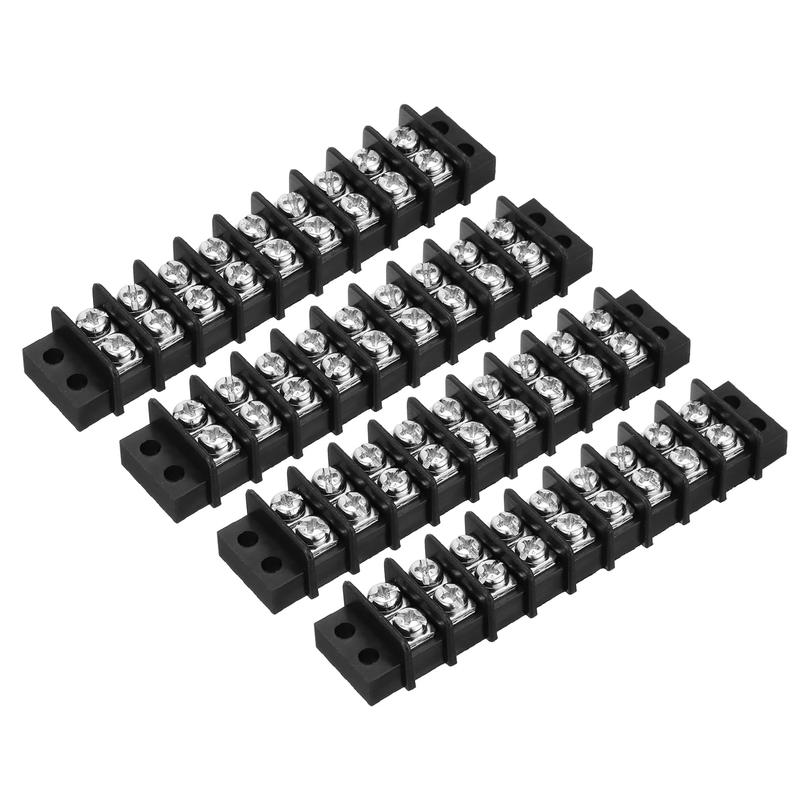 Bornier 9 positions 300V pas 9.5mm pour connecteur à vis de tableau électrique