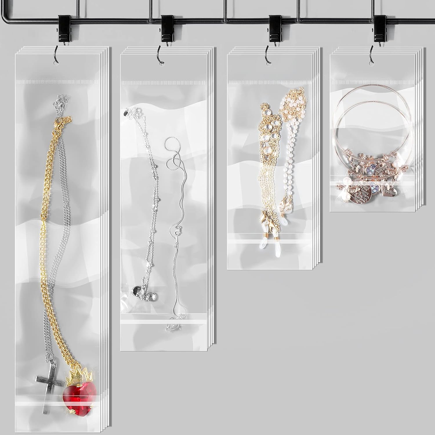 zip lock bolsas with hang hole