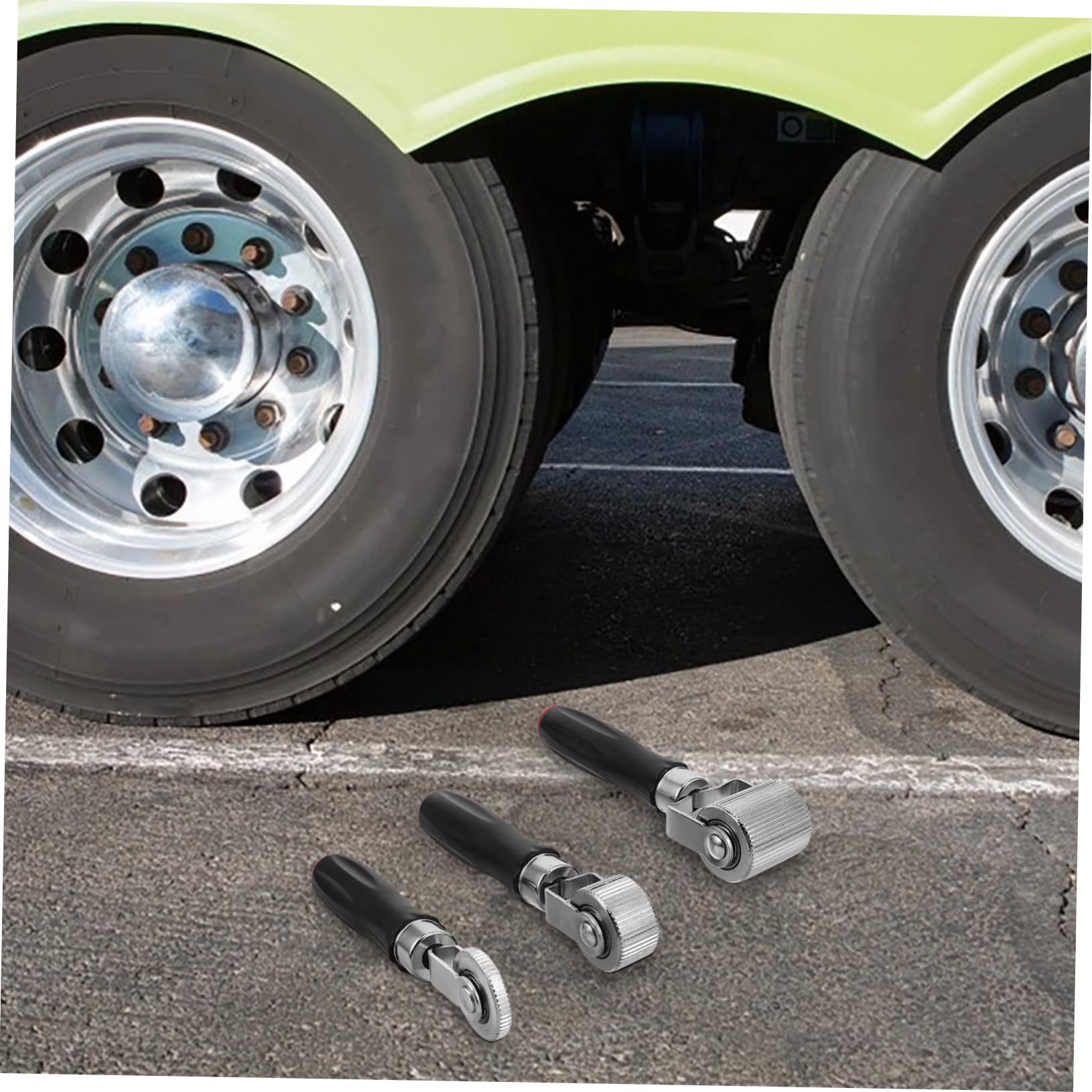 3pezzi Strumenti Per Riparazione Pneumatici Di Riparazione Resistente Ruota Di Rullaggio Per Pneumatici Kit Completo Per Auto e Camion Utensili Pratici Per Riparazioni Veloci e