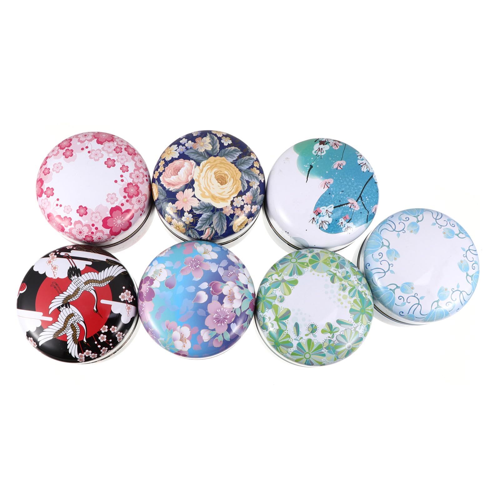 Boîte ronde en fer Toyvian pour cadeaux personnalisés et bonbons de fête