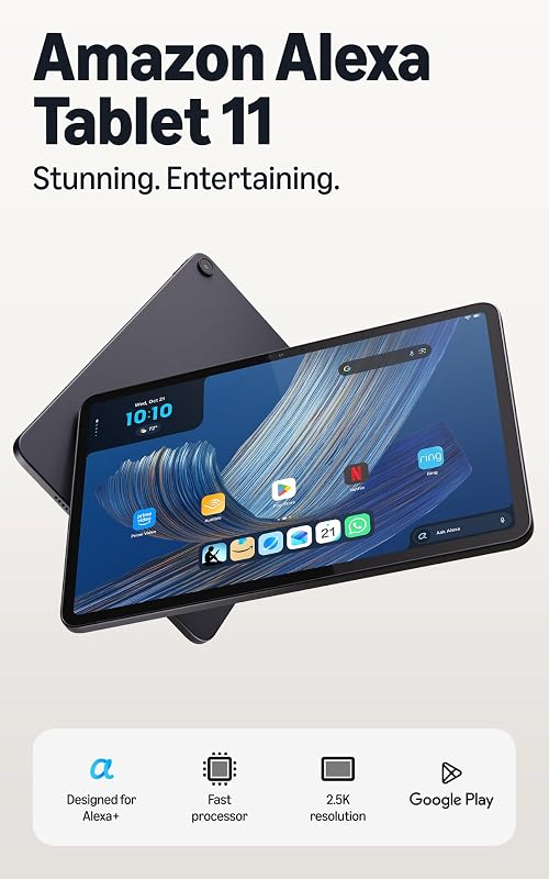 Amazon Alexa Tablet 11 (All-new, 8GB RAM, 64GB)