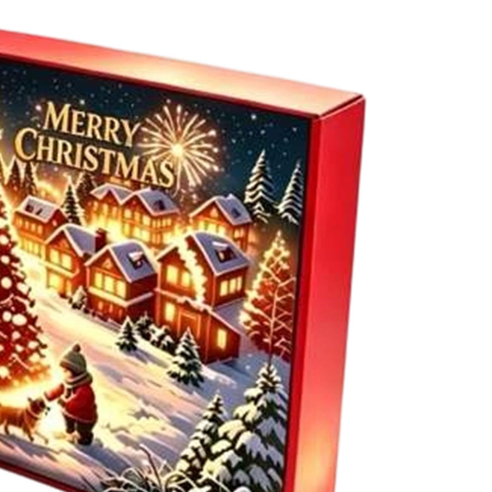 Countdown-Adventskalender bis Weihnachten Niedliche weihnachtliche