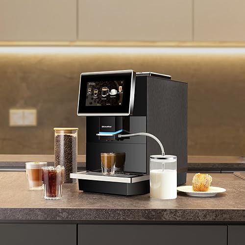 Miniatura 9 de C11L - Máquina de café expreso totalmente automática, 15 cafés calientes y fríos, sistema de leche Latte Go de limpieza automática, preparación