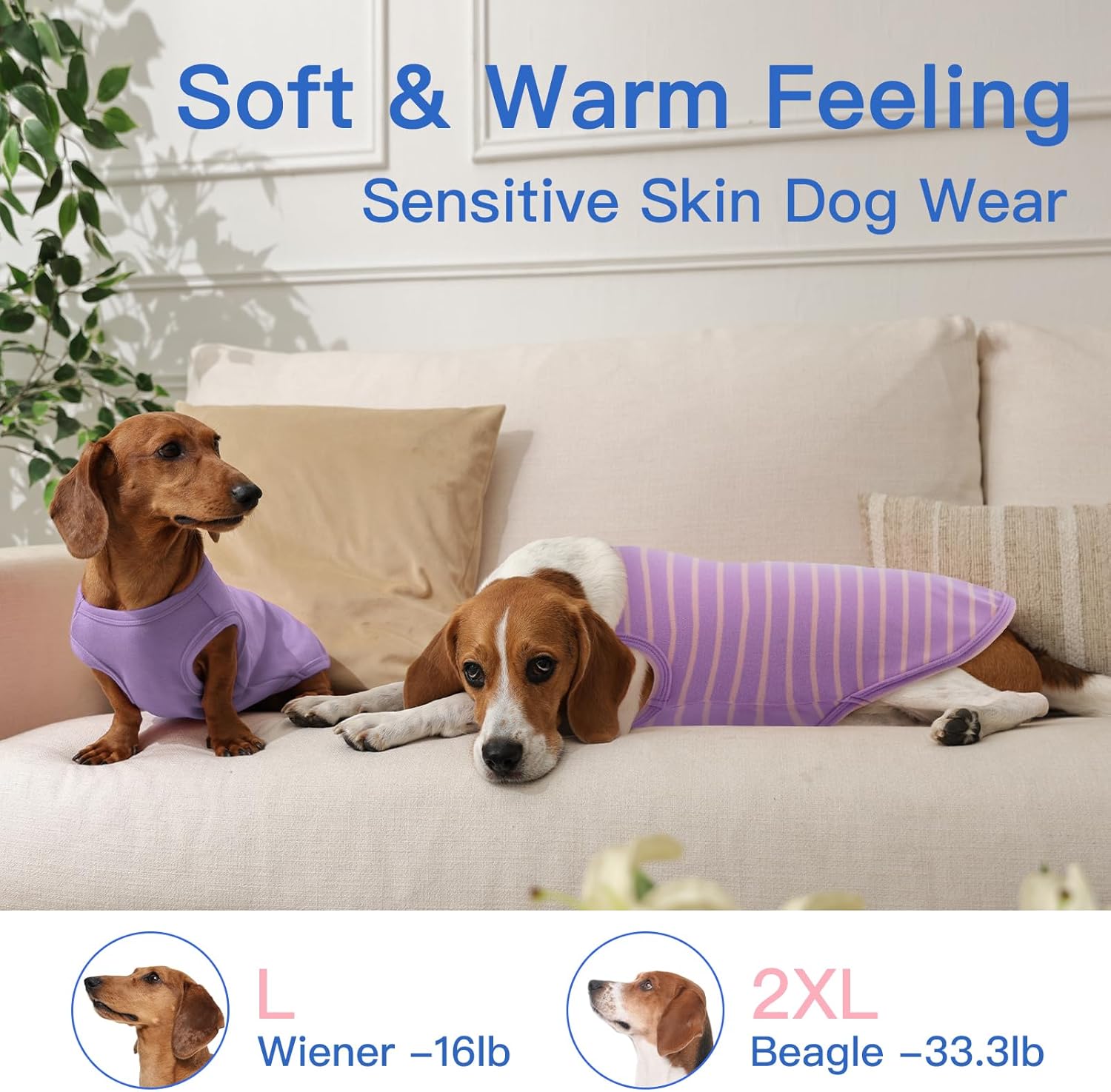 3 Pack Dog Fleece Sweaters -Pink-L,Classic Striped Pullover | Soft Warm Dachshund Clothes,Stretchy Lightweight Sweatshirt for Winter Walking,Park Trips