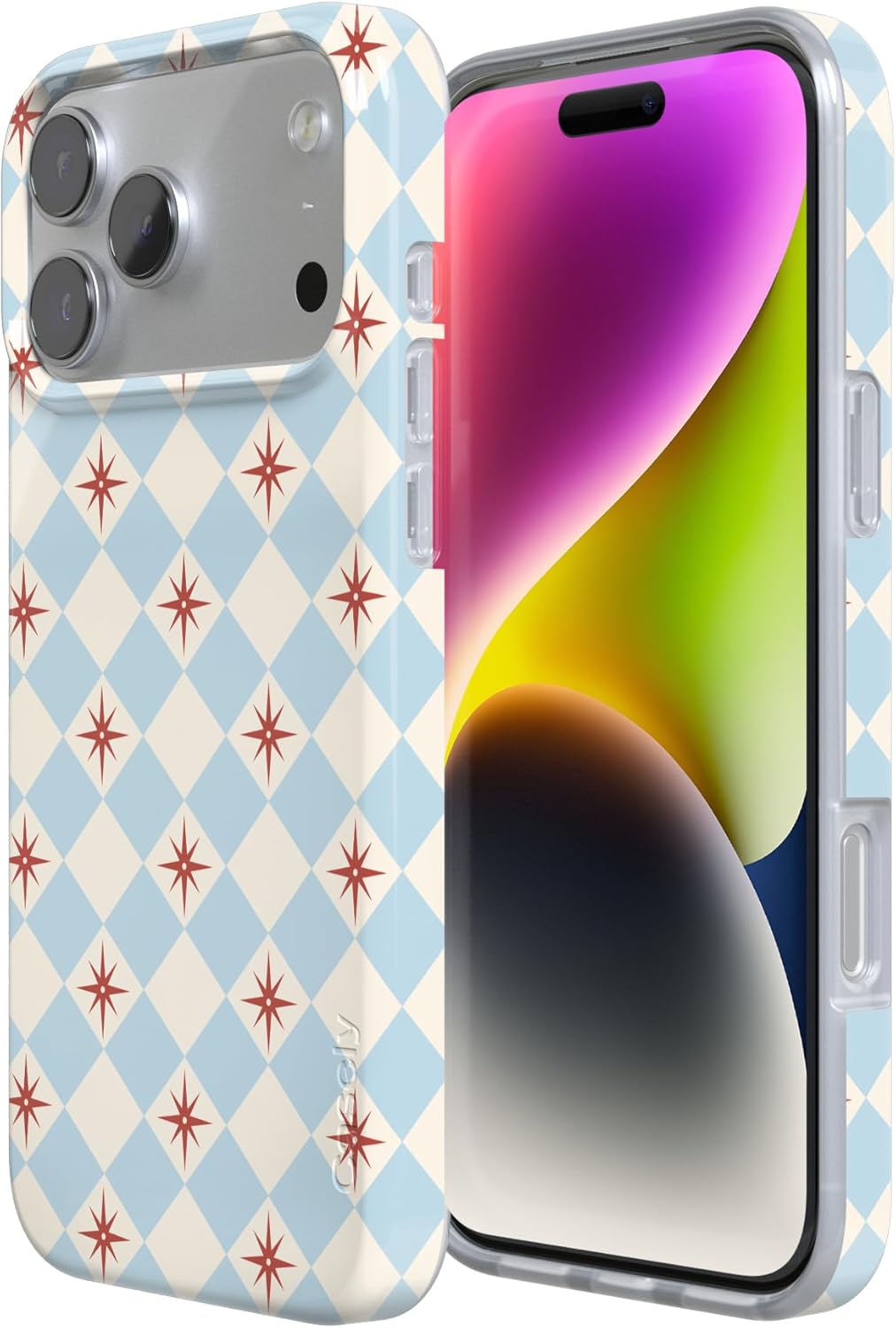 Casely iPhone 17 Pro Max Case | Chelsea Checker | Starlight Tiles | Compatible with MagSafe | Classic Ultra Slim Design