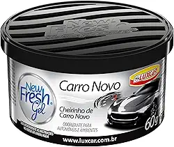 Luxcar New Fresh Gel Carro Novo 60 g – Aromatizante em Gel Automotivo