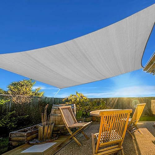 Artpuch - Toldo tipo vela, de 6.53ozm, bloquea los rayos ultravioleta, ideal para el patio, jardín, instalaciones y actividades al aire libre (10 x