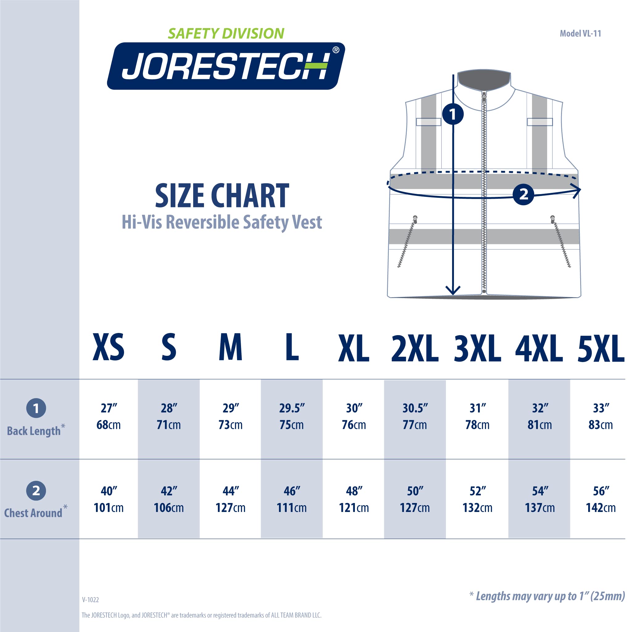 JORESTECH Chaleco de seguridad con tiras reflectantes en X de dos tonos en la parte posterior, reversible, resistente al viento, impermeable y aislado