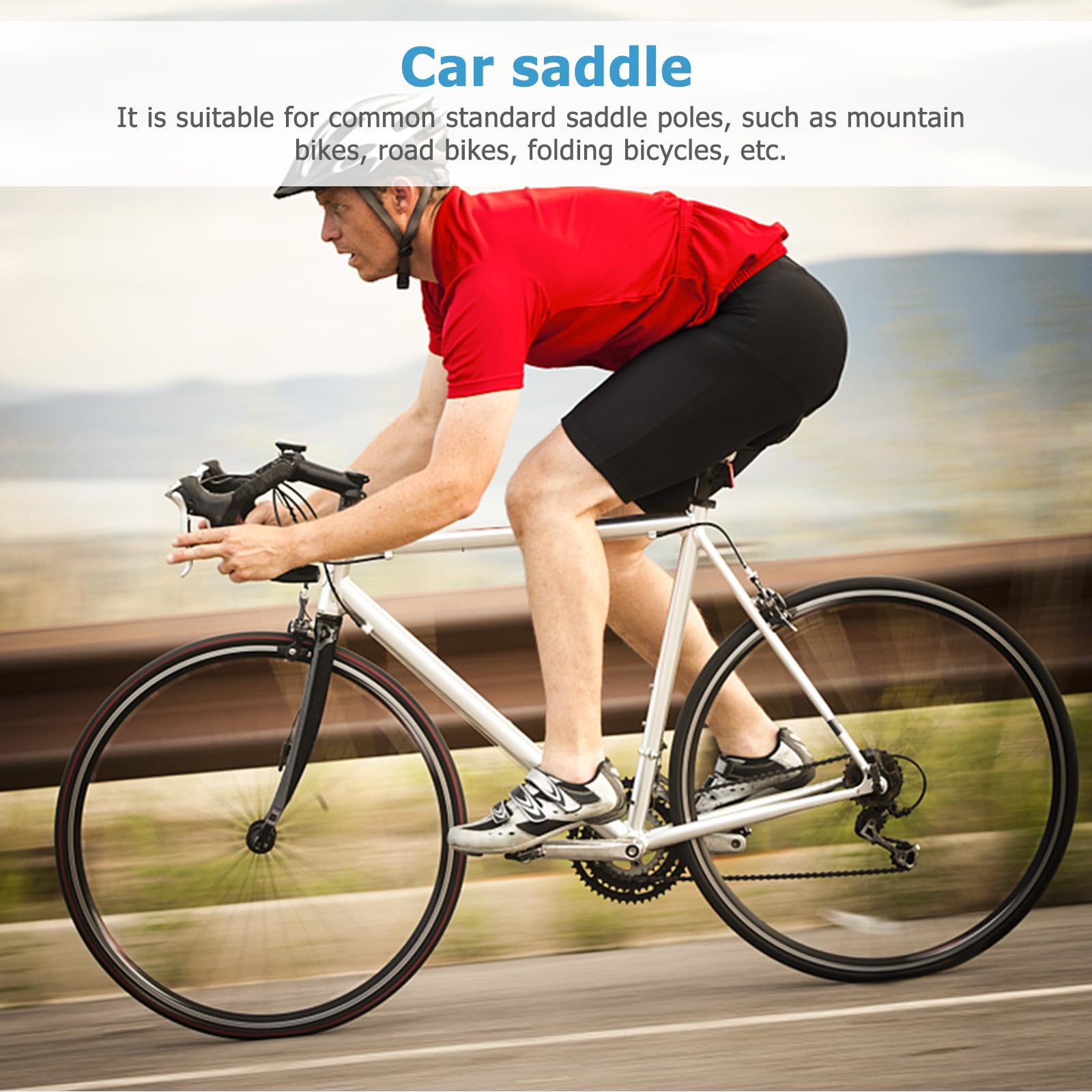 Sella Bici con Luce, Comoda e Traspirante per Mountain Bike