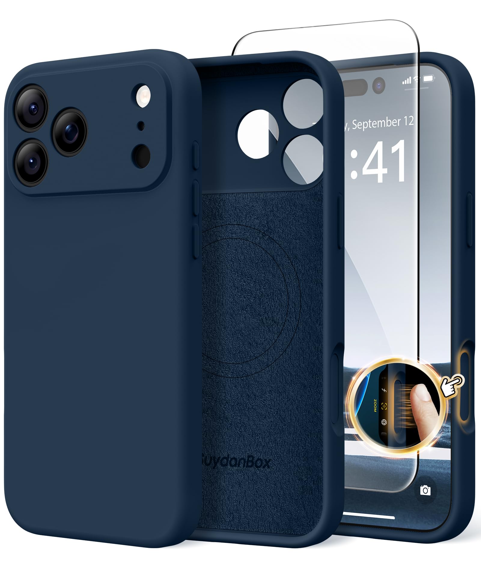Magnetic for iPhone 18 Pro Case/iPhone 17 Pro Case Silicone