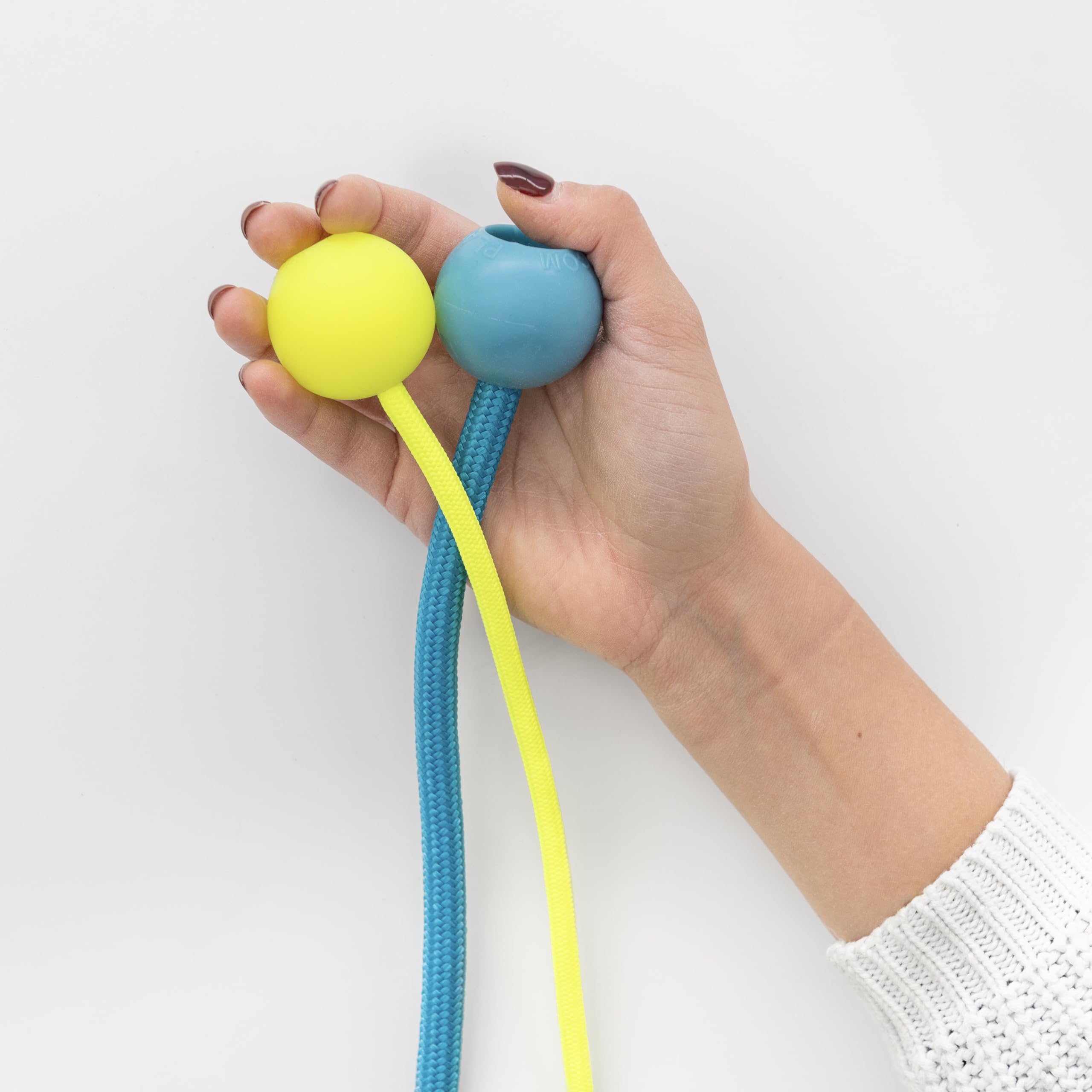 Play Juggling - Paire de Pois de Contact pour Jonglerie - 90 mm - Disponible en différentes Couleurs