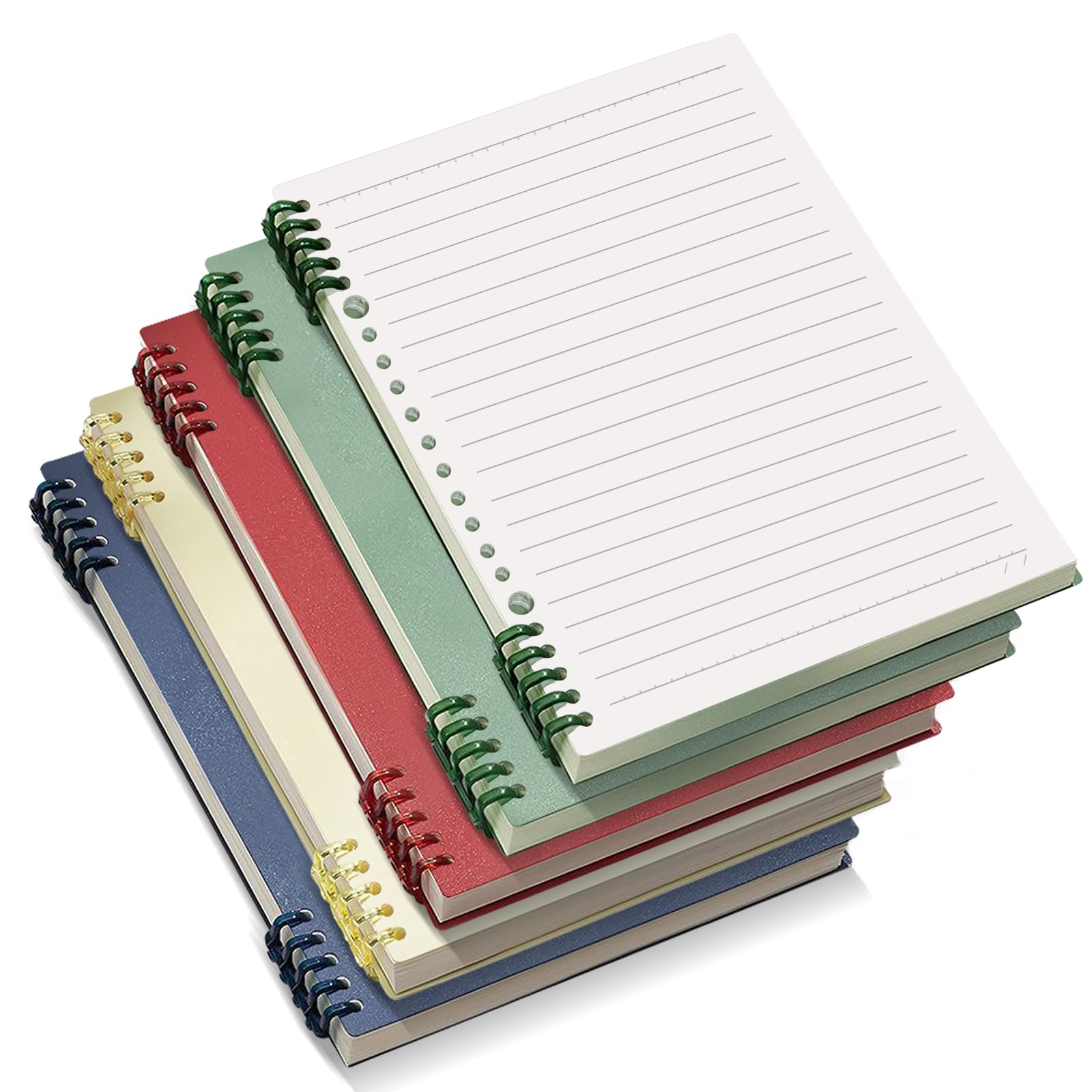 Shiduode 4 Pack Note Pads with 10 3 7 2 inch 60 Sheets Per Writing Pad Perforated Notebook