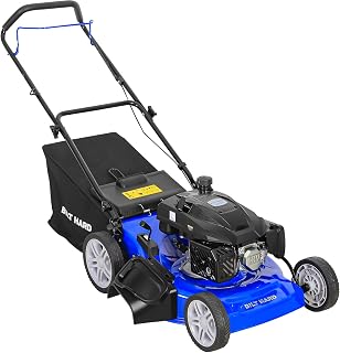 BILT HARD 21" Gas Push Lawn Mower - 201cc 4-Cycle Engine, 3-in-1 Mulch Bag Side Discharge, 10-Position Height Adjustment