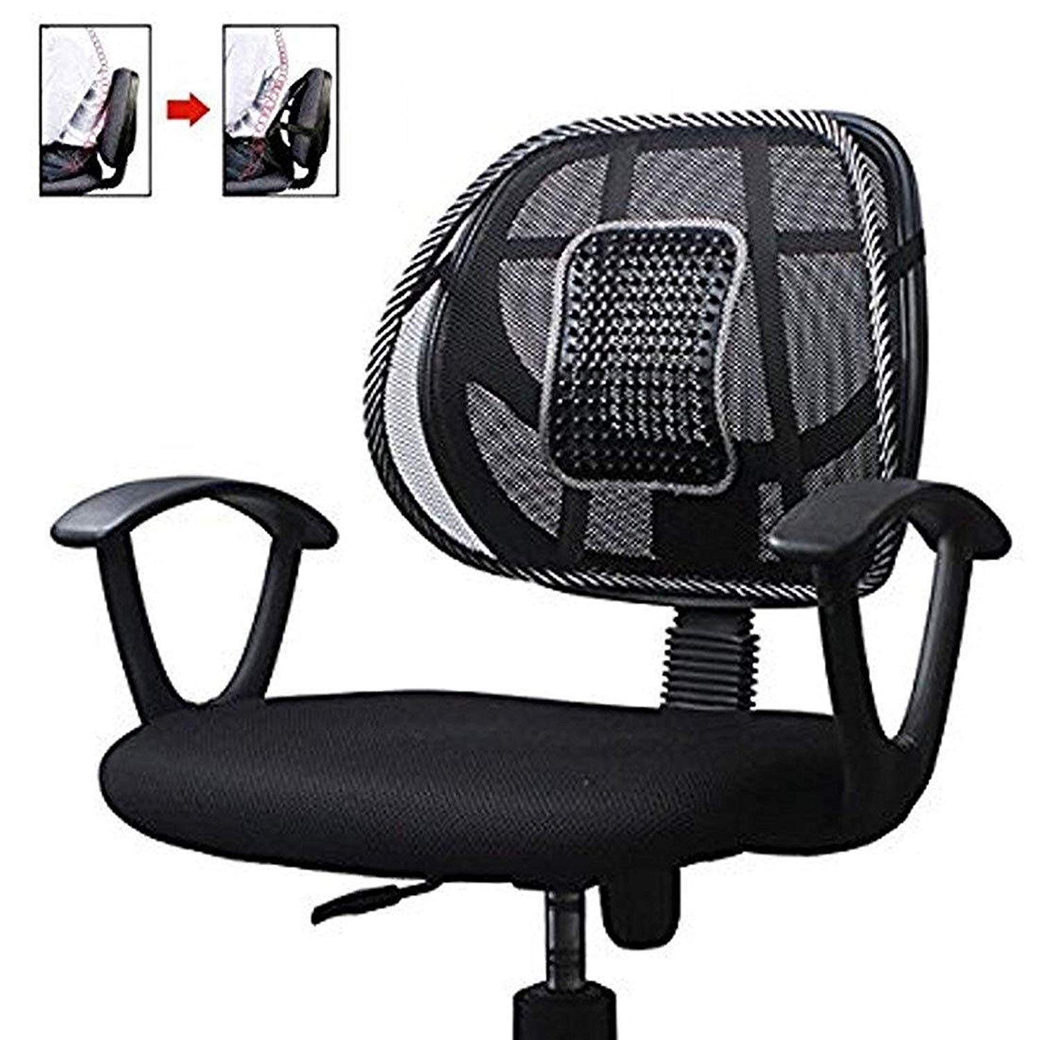 Car Seat Chair Massage Back Lumbar Support Mesh Ventilate Cushion Pad, Rest with Lumbar Support Car Seat Chair Massage Back Lumbar Support Mesh Ventilate Cushion Pad, Rest with Lumbar Support