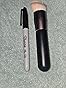 KINGMAS Angled Top Foundation Brush, Premium Kabuki Makeup Brush for Liquid, Blending, Cream, Powder,Blush Buffing Stippling Face Makeup Tools Black
