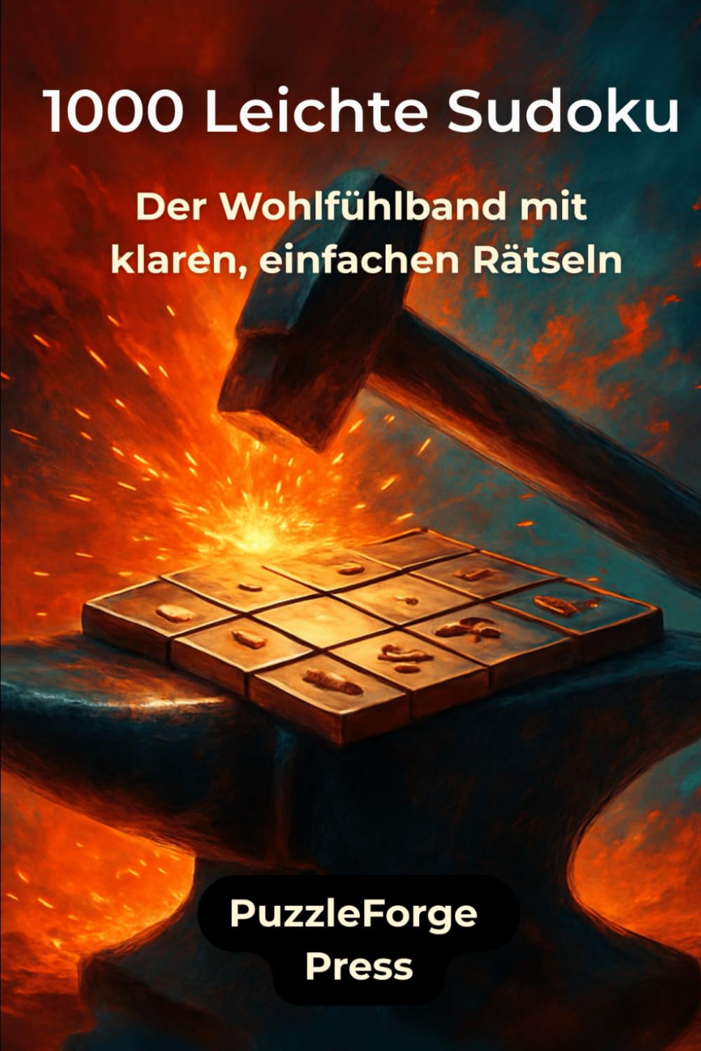 1000 Leichte Sudoku: Der Wohlfühlband mit klaren, einfachen Rätseln (PuzzleForge™ Sudoku Leicht Schmiede-Reihe – Entspanntes Gehirntraining mit klaren Rätseln)