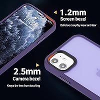 Vista 515 de Yriklso Strong Magnetic Case for iPhone 11 [Compatibilty with MagSafe] Protective Shockproof Cover Phone Case for iPhone 11 6.1" Frosted Purple