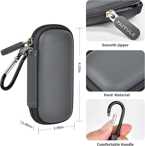 Vista 38 de PAIYULE Funda para Alivecor KardiaMobile 6L para monitor de electrocardiograma, soporte compacto también se adapta a monitor de frecuencia cardíaca