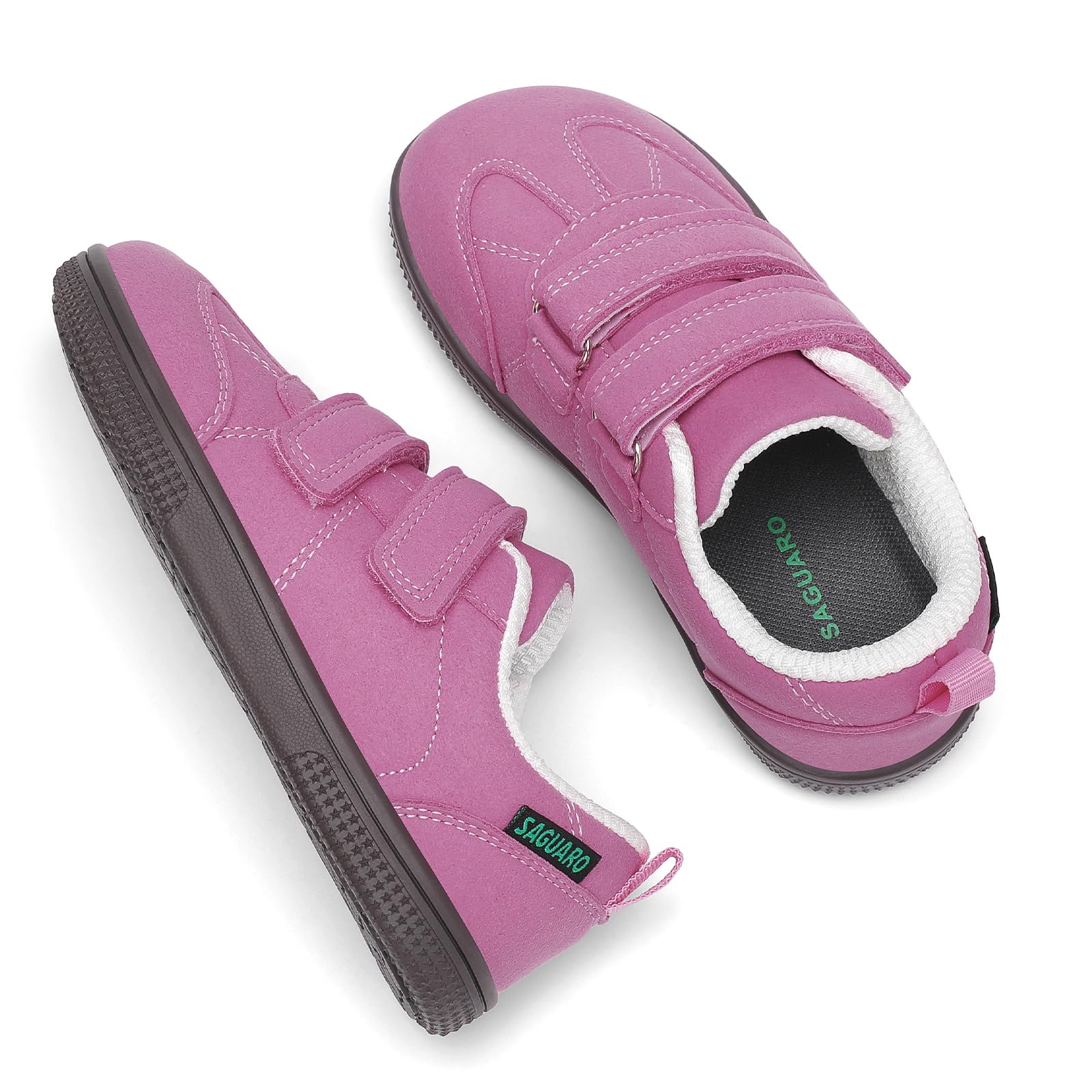 Saguaro Enfant Chaussures Barefoot Pieds Larges & Zero Drop pour École et Loisirs, GR.25-35