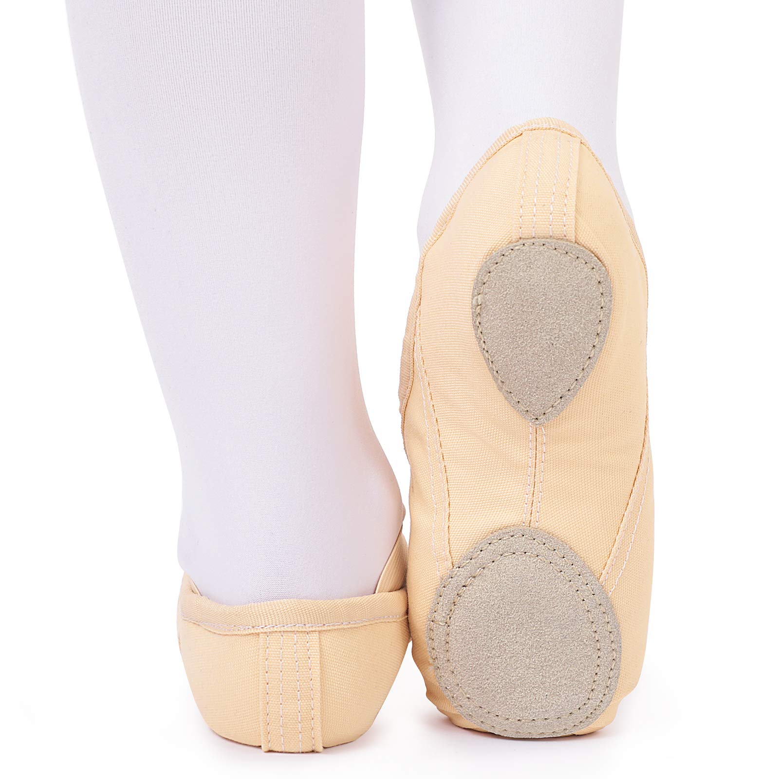 Scarpe Danza Classica Tela Scarpette da Danza per Bambini Ragazze Donne Adulto