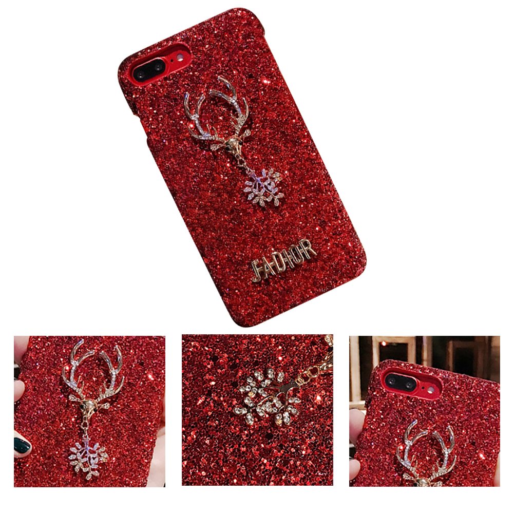 Bermuda Energy Elk cover phone case [Perfect Slim Fit] Ultra Thin Protection Series Case for iPhone 6 Plus/6S Plus case, red