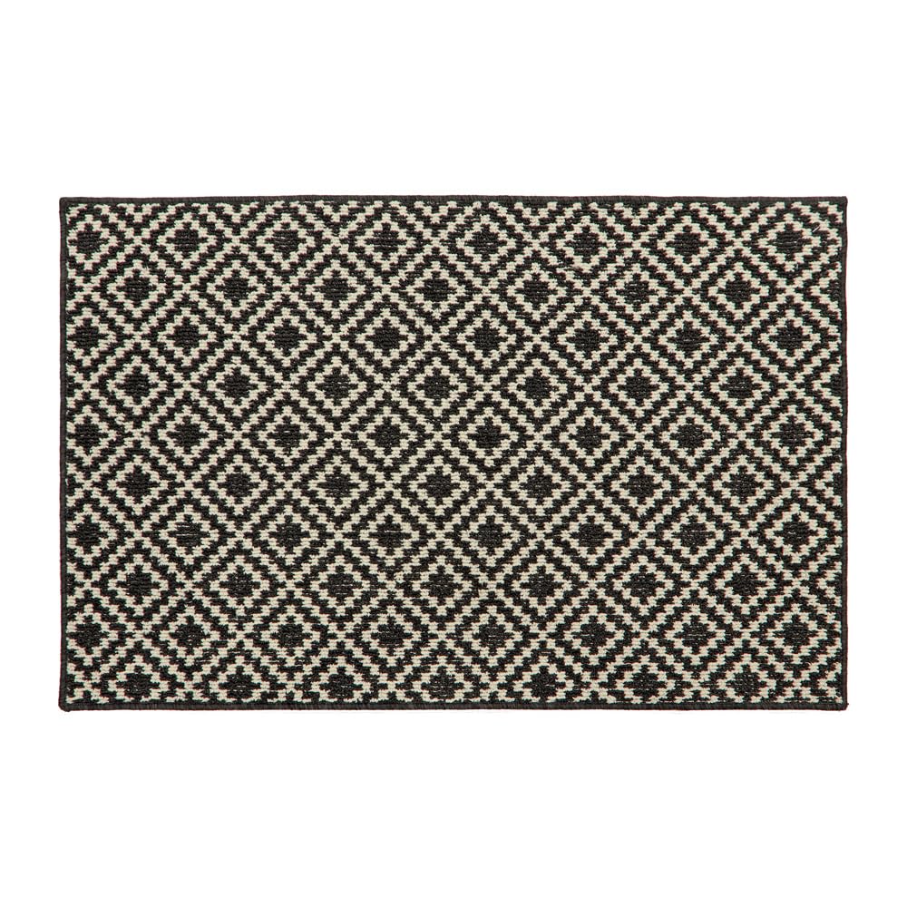 JVLEverley Machine Washable Latex Backed Runner Doormat, 80x120cm, Mono