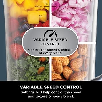 Ninja 2-in-1 Detect Power Blender Pro & Single Serve, 1200W Blender With Jug, 2x Single Serve Cups, Blend Smoothies, Chop Vegetables & Mix Frozen Drinks, Black, TB301UK
