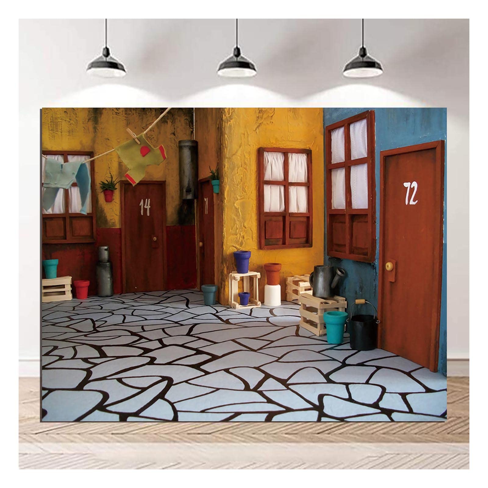 Mexican Backdrop El Chavo Del Ocho Birthday Backdrop - 5x3ft Mexican  Cartoon Photo Background For Parties Grip Strength Trainer, image size:1601x1601