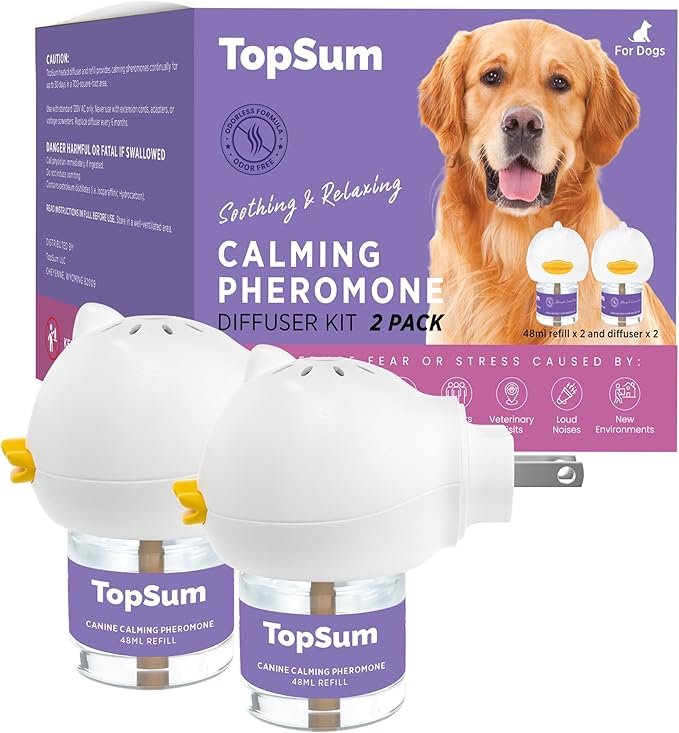 Pheromone Diffuser for Dogs Premium Dog Calming Diffuser Calming