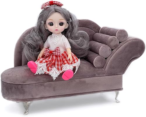 Miniatura 6 de Yikko Cojines de sofá de 16 para decoración de casa de muñecas, sala de estar o dormitorio, accesorios de muñecas de 12 pulgadas, muebles para