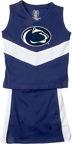 Wes and Willy Conjunto de alegría de equipo universitario para niñas y niños pequeños