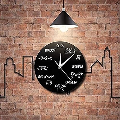 Miniatura 1 de Modern Wall Clock Room Hanging Decorative 3D Wall Clock Pop Quiz Math 3D Wall Watches Saati Art Relojes De Pared Casa for Mathematics Lover