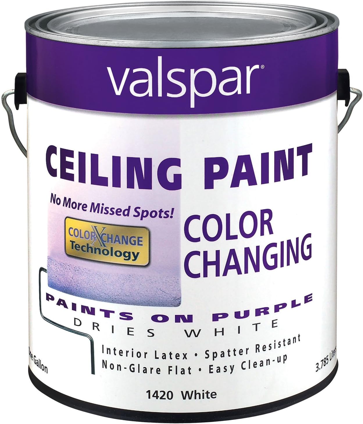 Premium White Interior Latex Ceiling Paint [Set of 4] House Paint
