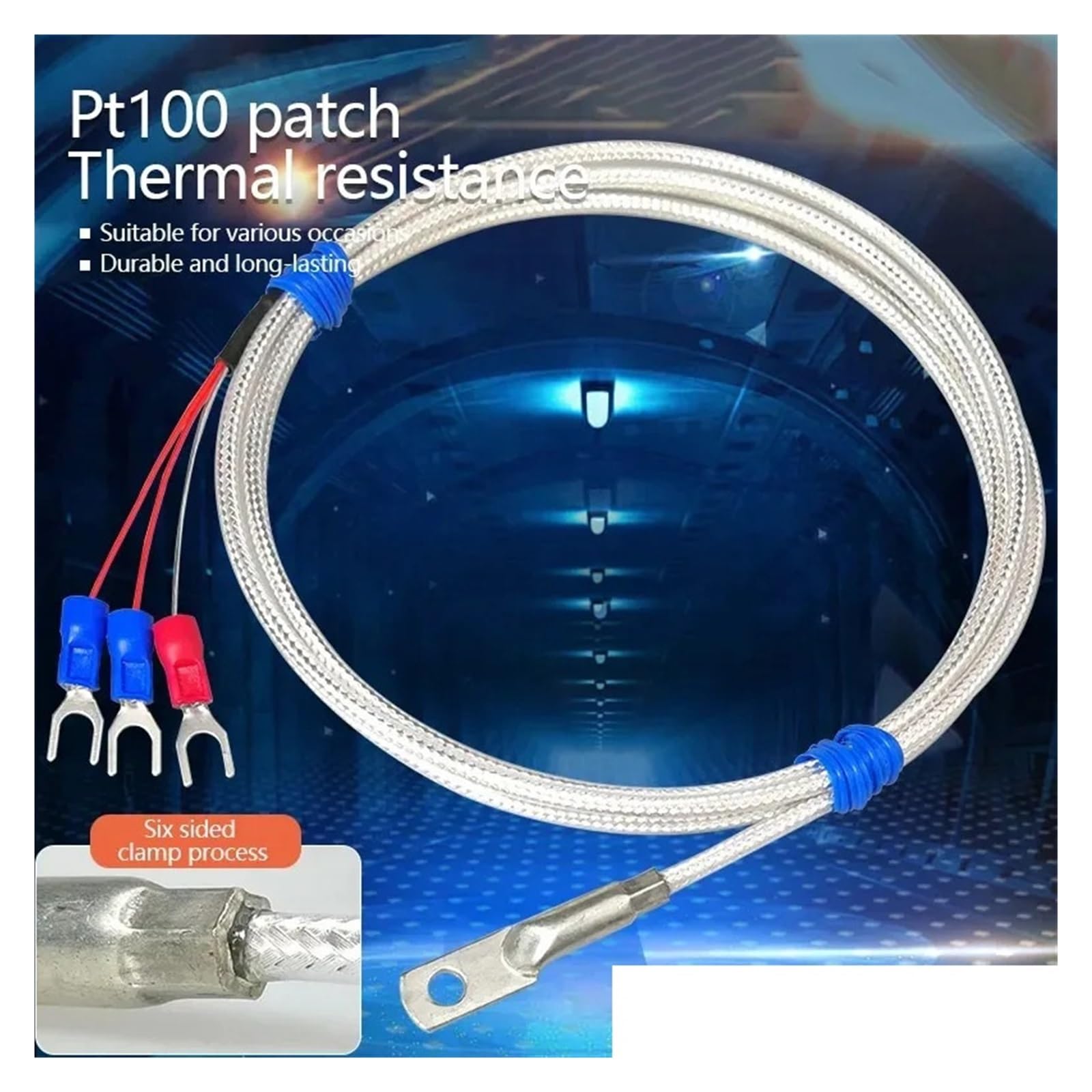 Pt100 oberflächenmontierter Temperatursensor, Platin-Thermistor-Sonde for den industriellen Einsatz, Thermoelement-Dichtung im Lieferumfang enthalten