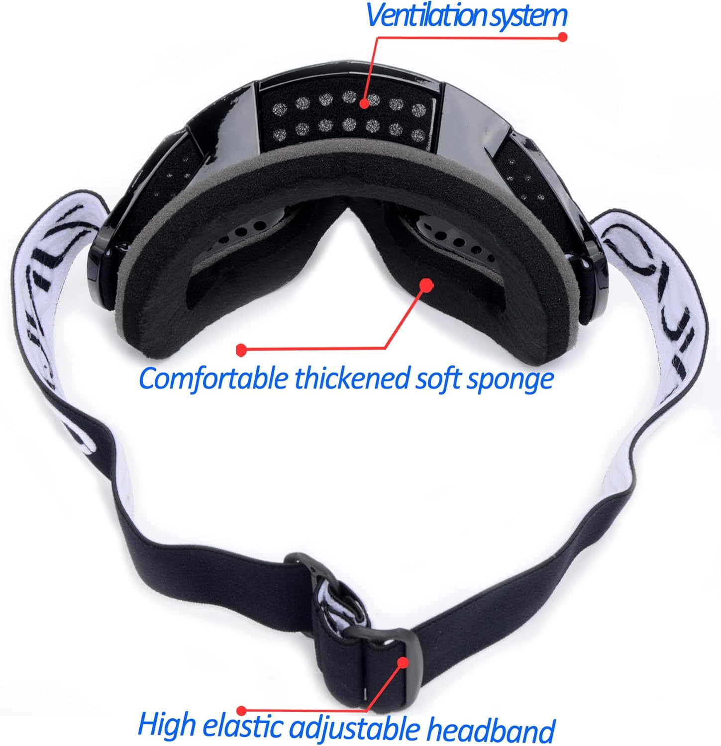 ATV Goggles with Balaclava face Mask for Men Women and Youth, Dirt Bike Motorcycle Motocross Riding Ski Goggles - Image 5