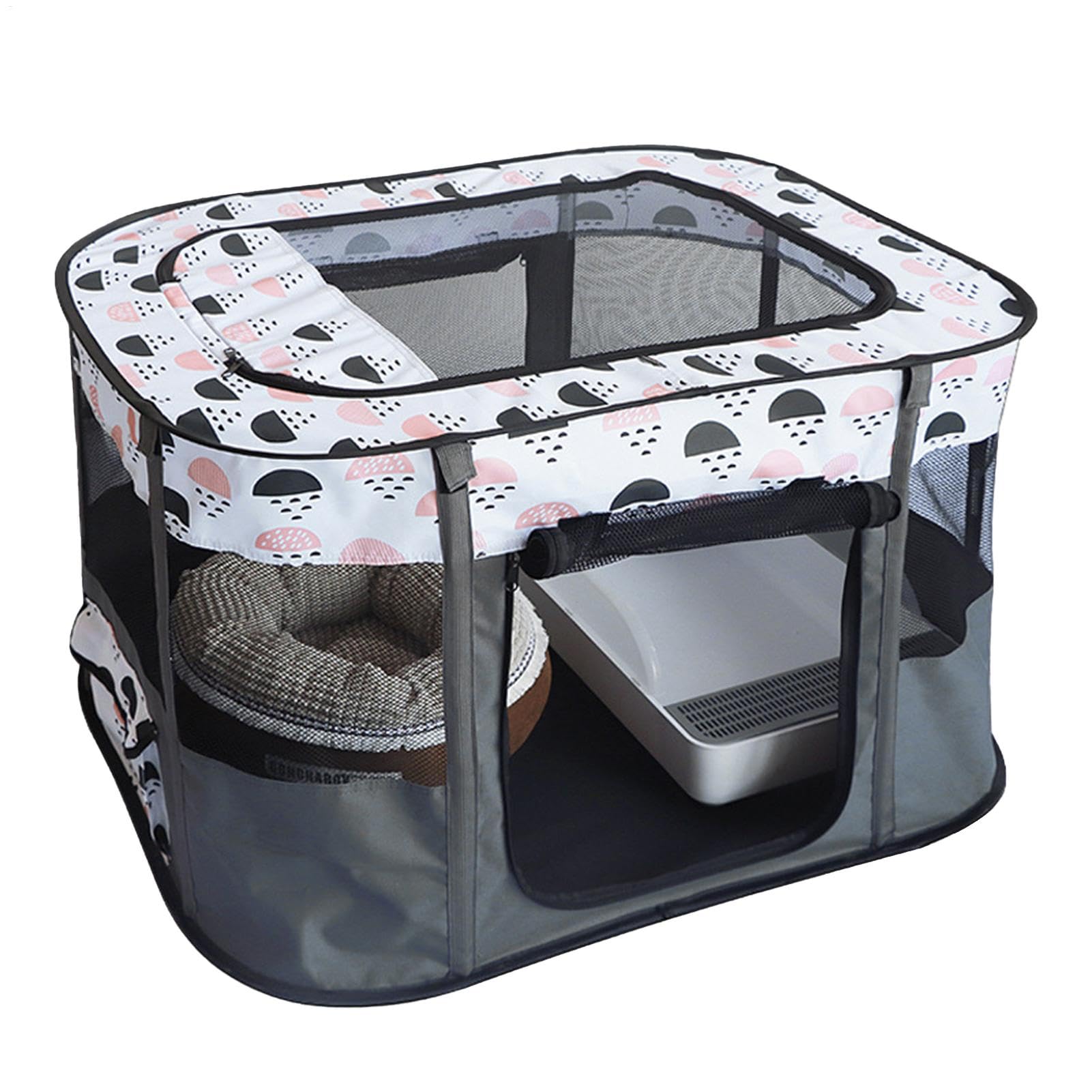 Corralito para perros de ejercicio para acampadas y tardes de jardín