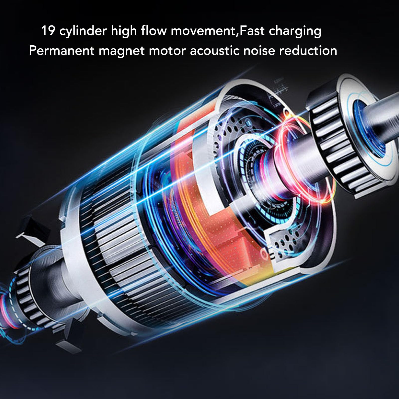 Dpofirs Przenośna Sprężarka Powietrza z Oponami, Bezprzewodowy Inflator Oponowy Cyfrowy Wyświetlacz LED Light, 10s Szybka Inflacja 2500 MAh Inflator Opon do Samochodów Motocyklowych