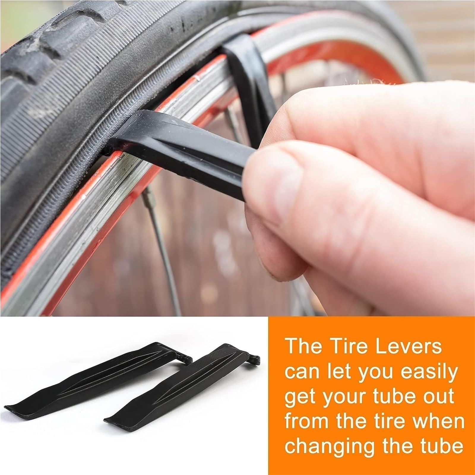 Cámaras De Bicicleta (Paquete De 2), Compatibles con Neumáticos De 12-29" X 1,75-2,125", con Palancas For Neumáticos