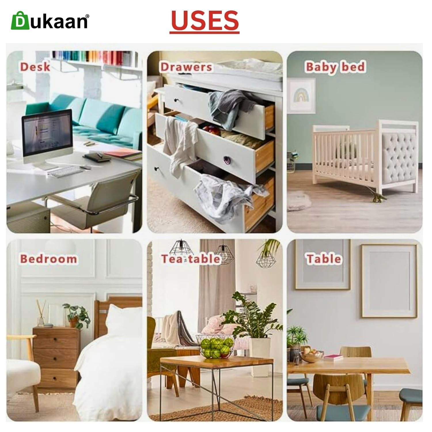 Dukaan 3 Meter Silicon Corner Protector for Baby Table Corners Edge Protector - Baby Proofing Safety Guards to Shield Infants from Sharp Edges Reliable and Durable Child Safety Corner Soft Bumpers - Image 5 thumbnail