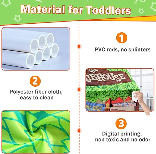 Miniatura 7 de Tienda de campaña para niños y niñas con proyector de linterna casa de juegos para interiores para niños y niñas tienda de campaña para niños