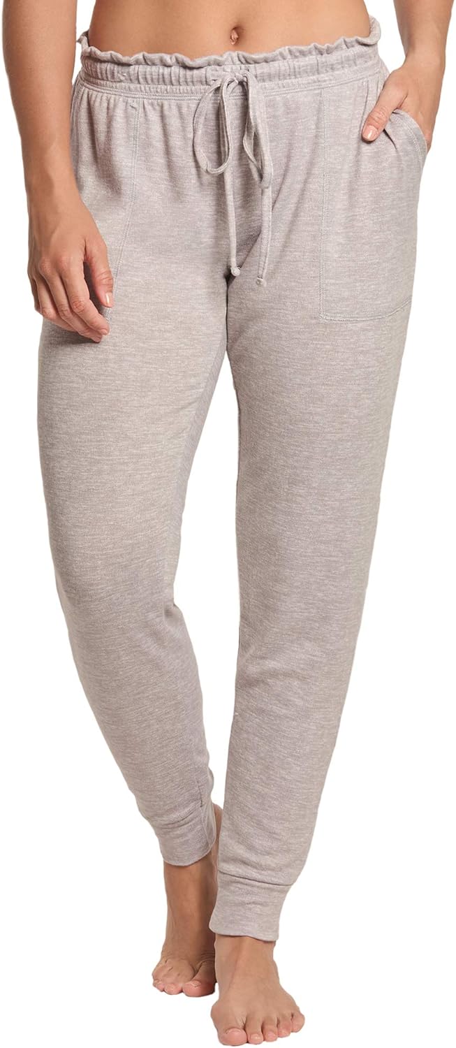 Danskin Women’s Sleepwear- Jogger Lounge Sleep Pajama Pants, Super Soft, Patch Front Pockets at  Women’s Clothing store